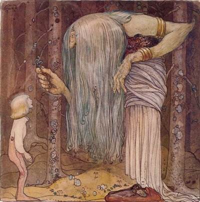 Here is a piece of a troll herb which nobody else but me can find by John Bauer